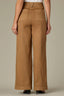 Candied Walnut Contour Shape Technology Skyrise V-Yoke Spade Pocket Center Seam Petite Wide Leg Pant