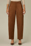 Tobacco Contour Shape Technology Skyrise Angled Side Seams Dart Seams Side Panel Relaxed Trouser Barrel Leg Pant
