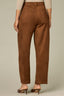 Tobacco Contour Shape Technology Skyrise Angled Side Seams Dart Seams Side Panel Relaxed Trouser Barrel Leg Pant