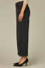Washed Black Artisanal Contour Shape Technology High Rise Cuffed Hem Slouchy Straight Leg Jean