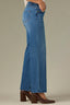 Mid Blue Artisanal Denim Contour Shape Technology Mid-Rise Sweetheart Shaped Back Yoke Whiskering Fading Sawyer Straight Leg Jean