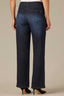 Indigo Denim Contour Shape Technology Mid-Rise Sweetheart Shaped Back Yoke Sawyer Straight Leg Jean