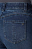 Indigo Denim Contour Shape Technology Mid-Rise Sweetheart Yoke Sawyer Straight Leg Petite Jean