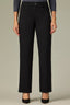 Black Denim Contour Shape Technology Mid-Rise Sweetheart Shaped Back Yoke Sawyer Straight Leg Jean