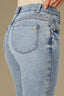 Light Blue Artisanal Denim Contour Shape Technology High Rise Repreve Itty Bitty Boot Petite Jean