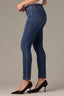 Dark Navy Denim Sophie Contour Shape Technology Mid-Rise Cropped Ankle Hem Skinny Jean