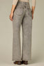 Tinted Brown Contour Shape Technology Mid-Rise Sam Acid Wash Wide Leg Jean
