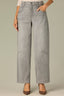 Light Grey Contour Shape Technology High Rise Sweetheart Shaped Back Yoke Knee Darts Barrel Leg Jean