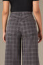 Grey Black Denim Contour Shape Technology Ultra Skyrise Side Panel V-Yoke Palazzo Pant