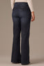 Dark Indigo Artisanal Denim Contour Shape Technology Skyrise Double Side Seam Trouser Detail Bootcut Jean