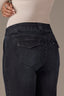 Dark Indigo Artisanal Denim Contour Shape Technology Skyrise Double Side Seam Trouser Detail Bootcut Jean