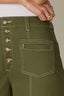 Celadon Skyrise Button Fly Seaming V-Shaped Back Yoke Contour Shape Technology Wide Leg Pant