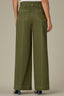 Celadon Skyrise Button Fly Seaming V-Shaped Back Yoke Contour Shape Technology Wide Leg Pant