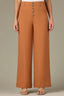 Desert Bronze Skyrise Button Fly Seaming V-Shaped Back Yoke Contour Shape Technology Wide Leg Pant