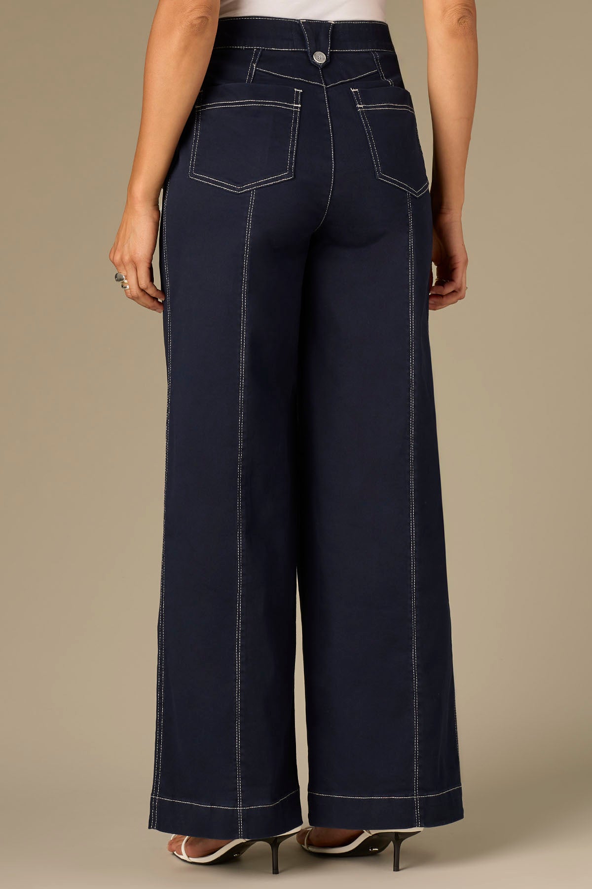 Skyrise Button Fly Wide Leg Pants – Wit & Wisdom