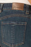 Indigo Denim Contour Shape Technology High Rise Sweetheart Yoke Cuffed Hem Slouchy Straight Leg Plus Size Jean