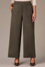 Laurel Wreath Contour Shape Technology Skyrise Patch Pocket Angled Dart Seam Elastic Pull On Waist Faux Fly Petite Palazzo Pant
