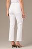 Optic White Denim Bennett High Rise Cropped Contour Shape Technology Barely Boot Petite Jean