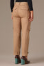 Warm Sand High Rise Double Buytton Seaming Button Tab Hem Dart Seams Contour Shape Technology Tapered Utility Pant
