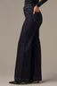 Indigo Denim Skyrise Contour Shape Technology Double Side Seam Wide Leg Jean