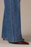 Mid Blue Denim Contour Shape Technology Skyrise Double Side Seam Gracie Wide Leg Petite Jean
