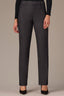Washed Black Denim Contour Shape Technology Mid-Rise Shiny Sawyer Straight Leg Jean