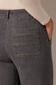 Grey Denim Contour Shape Technology Skyrise Whitney Wide Leg Tulip Hem Petite Jean