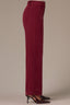 Plum High Rise Contour Shape Technology Patch Pocket Side Panel Slit Hem Wide Leg Pant