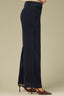 Ultra Navy High Rise Contour Shape Technology Patch Pocket Side Panel Slit Hem Wide Leg Pant