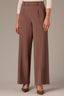 Mocha Contour Shape Technology Skyrise Extended Tab Side Panel Pleated Petite Trouser