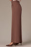 Mocha Contour Shape Technology Skyrise Extended Tab Side Panel Pleated Petite Trouser
