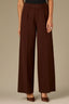 Chocolate Truffle Luxe Leisure Skyrise Extended Tab Angled Pocket Side Panel Petite Trouser
