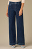 Washed Evening Blue Contour Shape Technology High Rise Sam Wide Leg Woven Corduroy Pant
