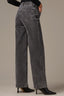 Washed Grey Sam Contour Shape Technology High Rise Corduroy Wide Leg Petite Pant