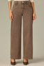 Washed Dark Walnut Sam High Rise Contour Shape Technology Wide Leg Jean