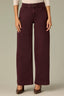 Washed Oxblood Sam High Rise Contour Shape Technology Wide Leg Jean
