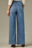 Blue Vintage Denim Contour Shape Technology High Rise Sweetheart Shaped Back Yoke Sam Petite Wide Leg Jean