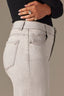 Light Grey Denim Contour Shape Technology High Rise Sam Wide Leg Petite Jean