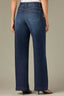 Indigo Denim Contour Shape Technology High Rise Slightly Arched Yoke Sam Wide Leg Jean