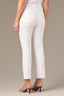 Optic White Denim Logan High Rise Distressed Hem Contour Shape Technology Vintage Skinny Jean 