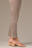 Brindle Olive High Rise Contour Shape Technology Seaming Micro Slit Hem Logan Skinny Pant