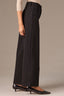 Black Whitney Contour Shape Technology Skyrise Slit Hem Wide Leg Pant
