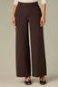 Brown Whitney Contour Shape Technology Skyrise Slit Hem Wide Leg Pant