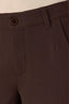 Brown Whitney Contour Shape Technology Skyrise Slit Hem Wide Leg Pant