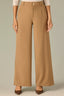 Butter Toffee Contour Shape Technology Skyrise Curved Front Pockets Patch Back Angled Dart Seams Slit Hem Whitney Wide Leg Petite Woven Pant