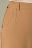 Butter Toffee Contour Shape Technology Skyrise Curved Front Pockets Patch Back Angled Dart Seams Slit Hem Whitney Wide Leg Woven Pant