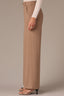 Peanut Butter Multi Contour Shape Technology Angled Dart Seams Slit Hem Whitney Wide Leg Petite Knit Pant