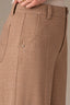 Peanut Butter Multi Contour Shape Technology Angled Dart Seams Slit Hem Whitney Wide Leg Knit Pant