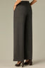 Black Birch Contour Shape Technology Skyrise Curved Front Pockets Patch Back Angled Dart Seams Slit Hem Whitney Petite Wide Leg Pant