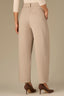 Simply Taupe Luxe Leisure Ultra Skyrise Pleated Side Panel Relaxed Barrel Leg Trouser